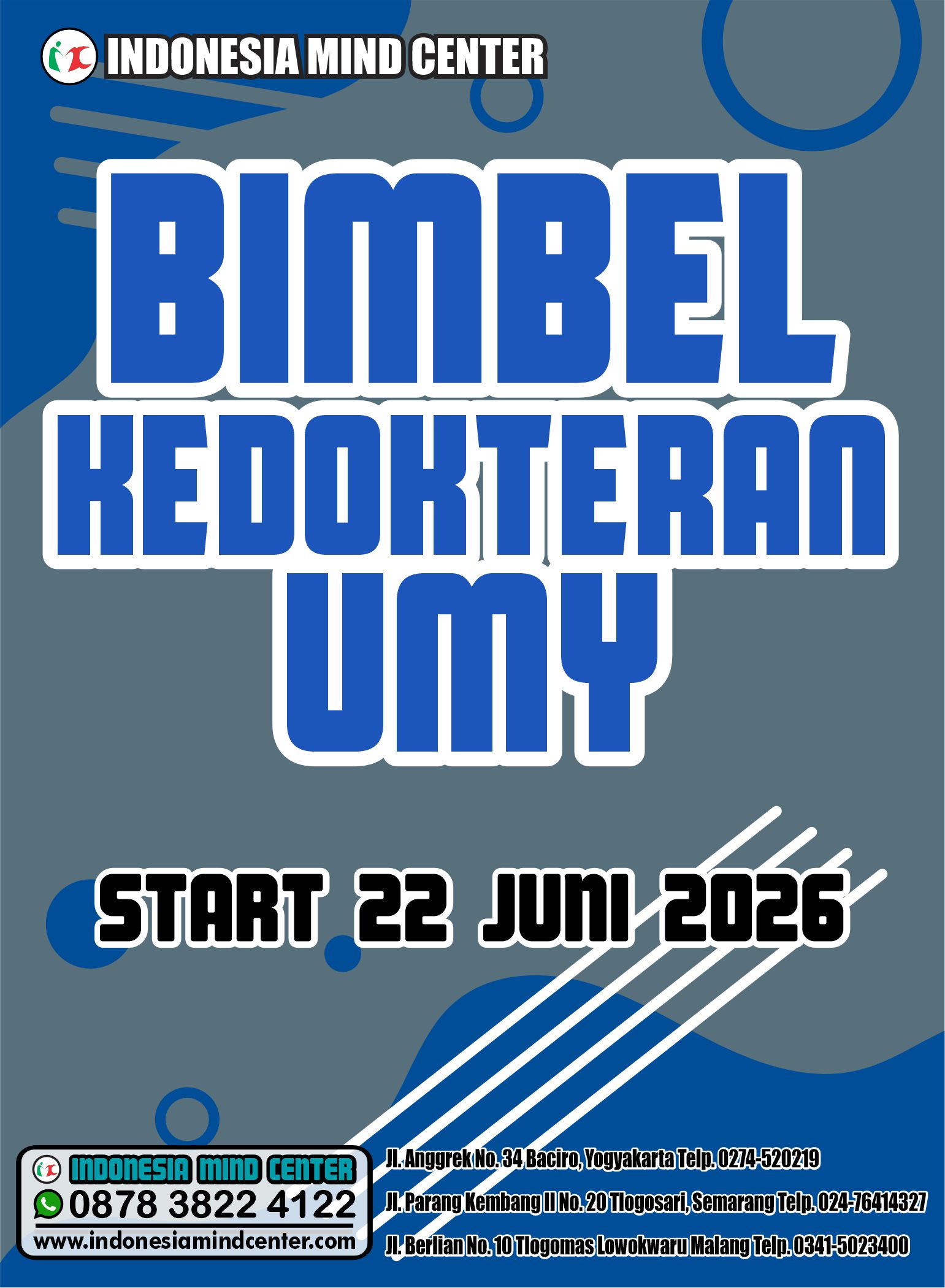 59. BIMBEL KEDOKTERAN UMY START 22 JUNI 2026