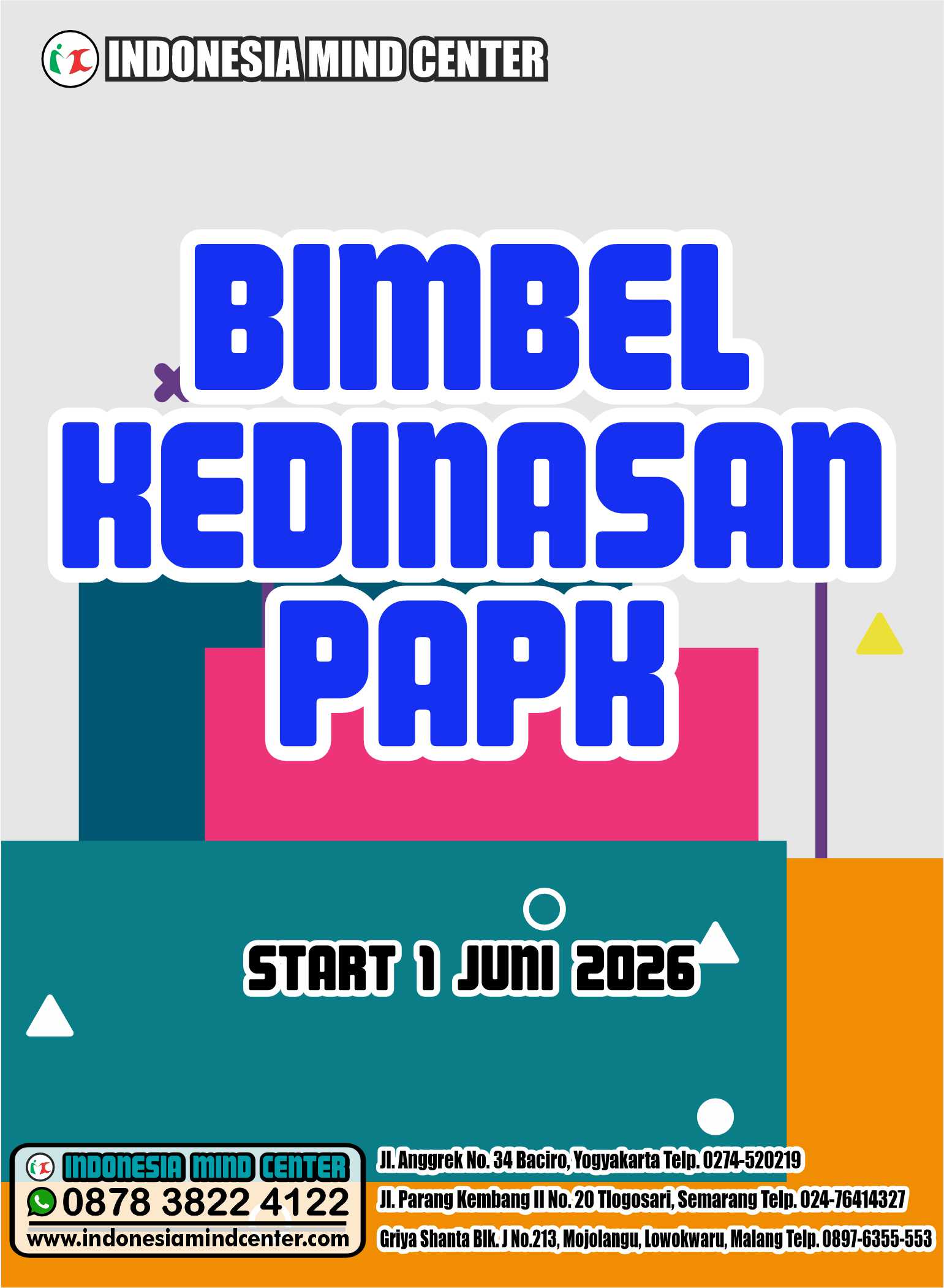 BIMBEL KEDINASAN PAPK 2026 START 1 JUNI 2026