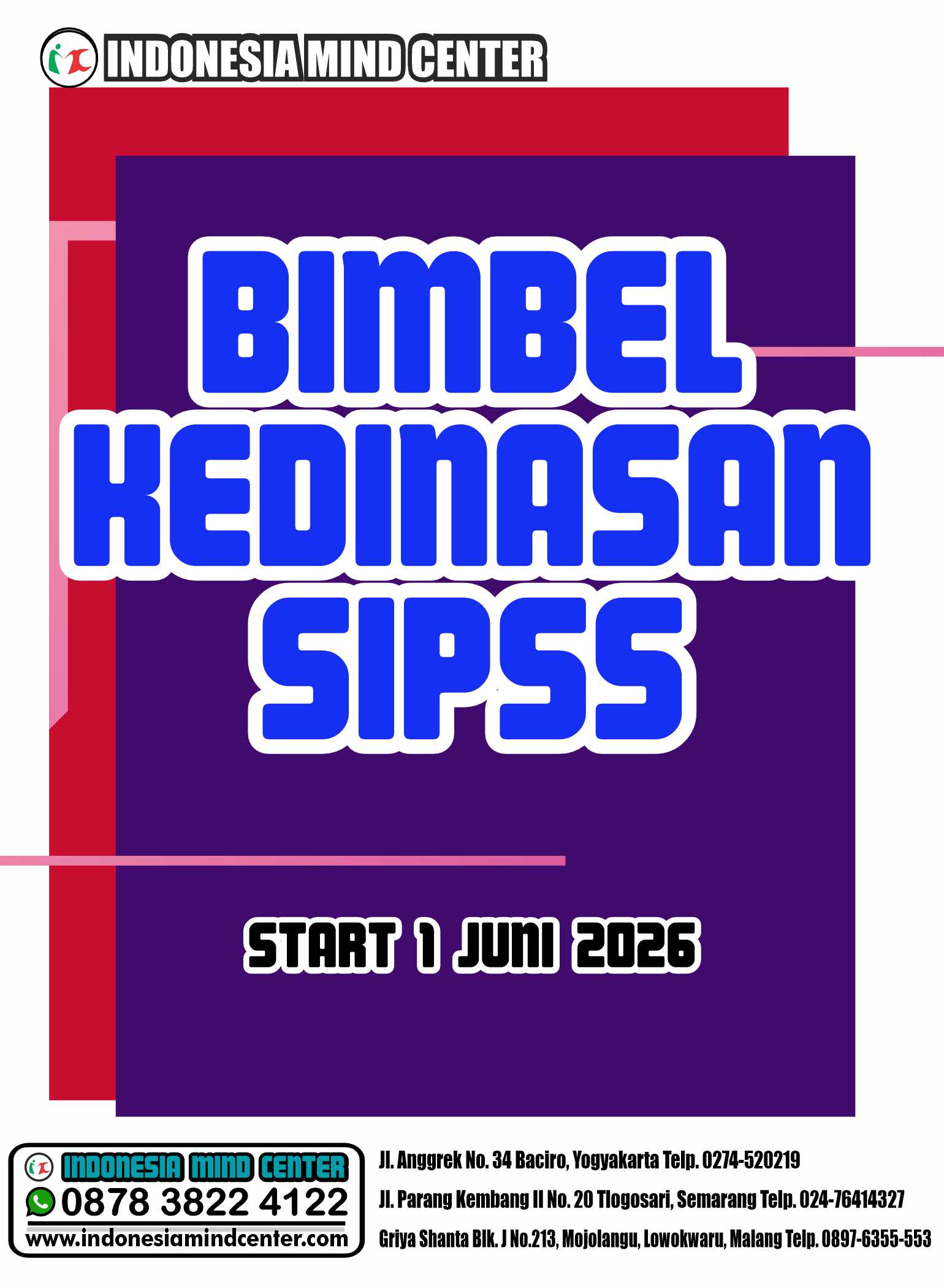 BIMBEL KEDINASAN SIPSS 2026 START 1 JUNI 2026