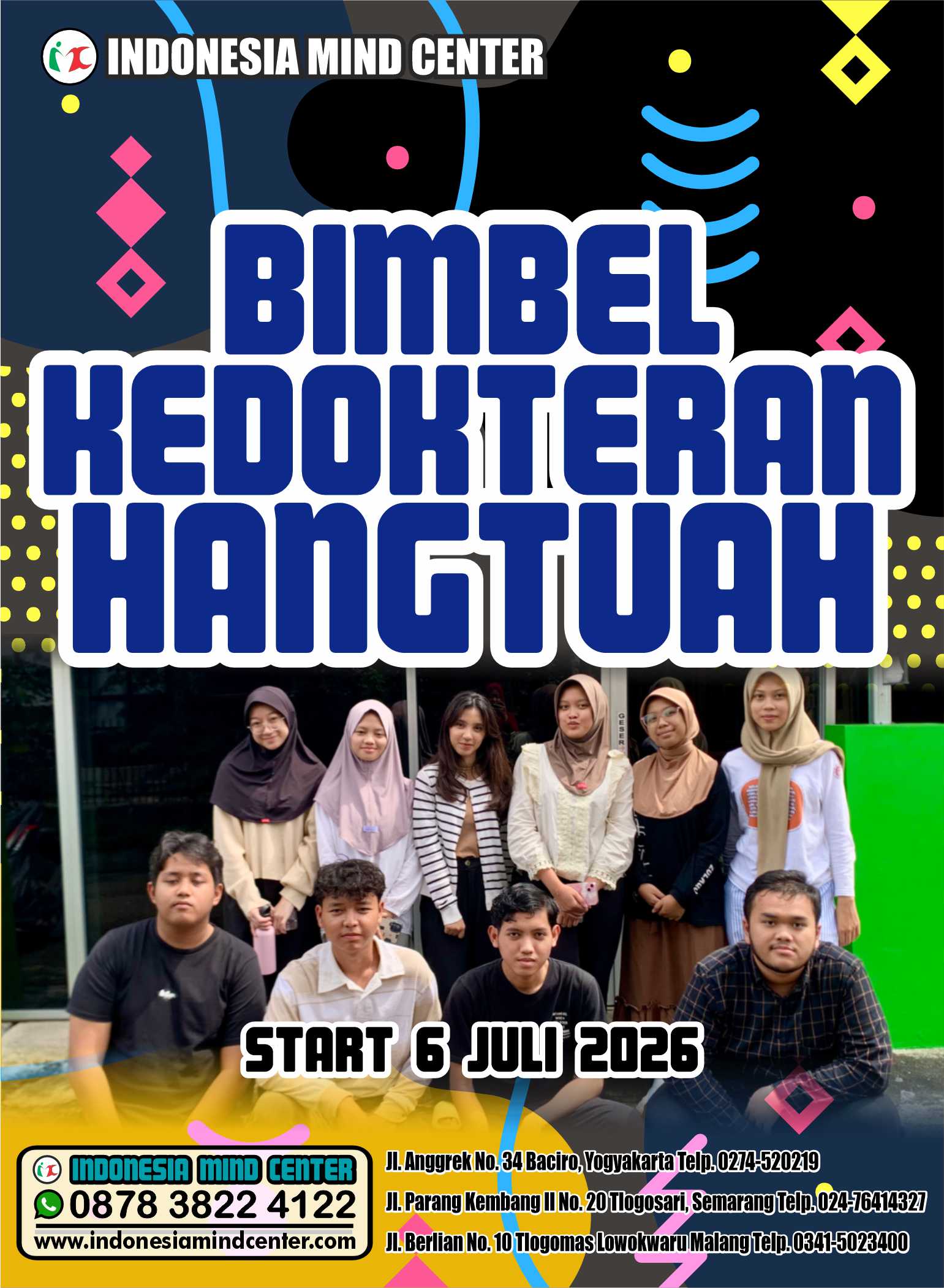 BIMBEL KEDOKTERAN HANGTUAH START 6 JULI 2026