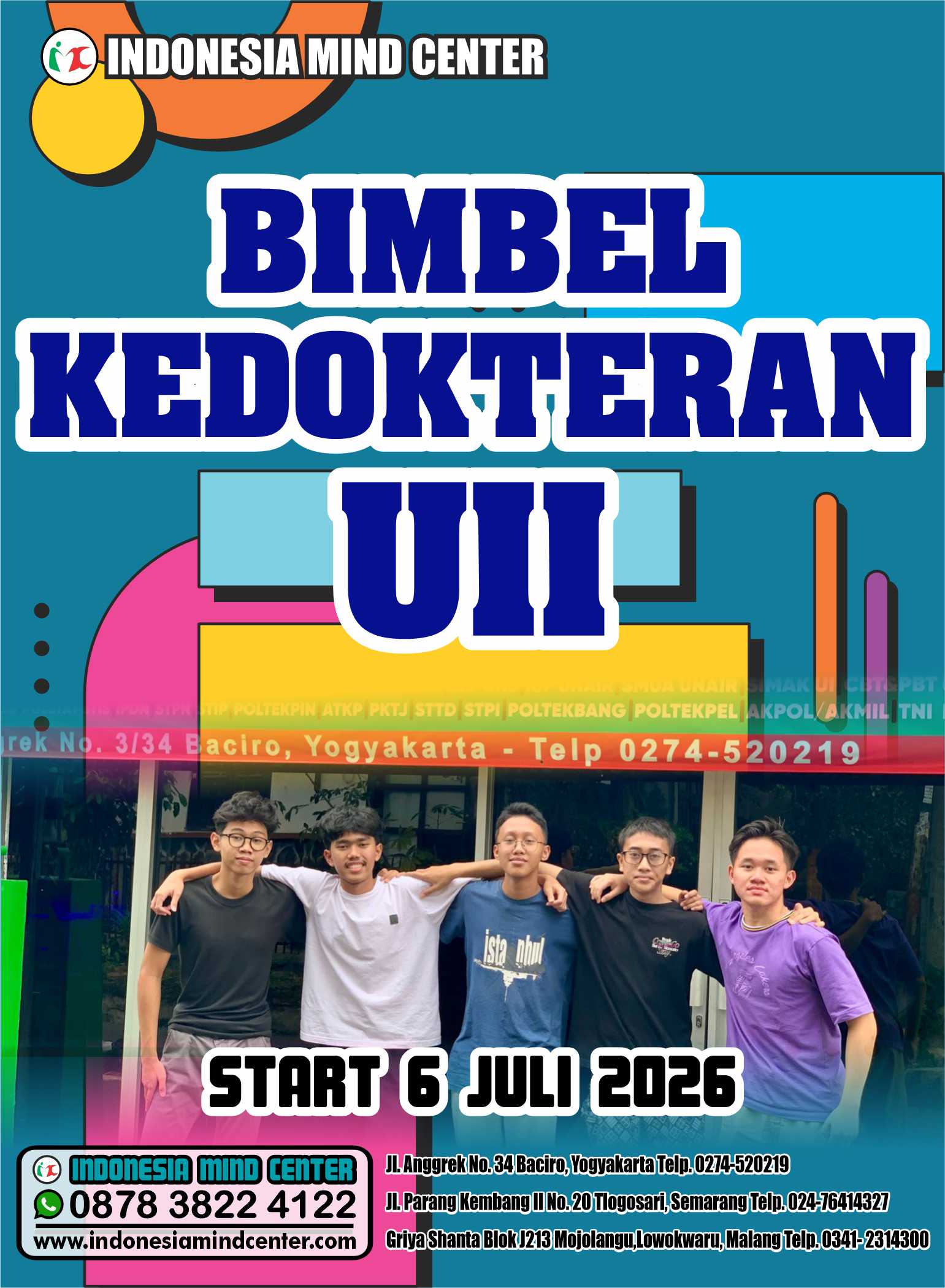 BIMBEL KEDOKTERAN UII START 6 JULI 2026