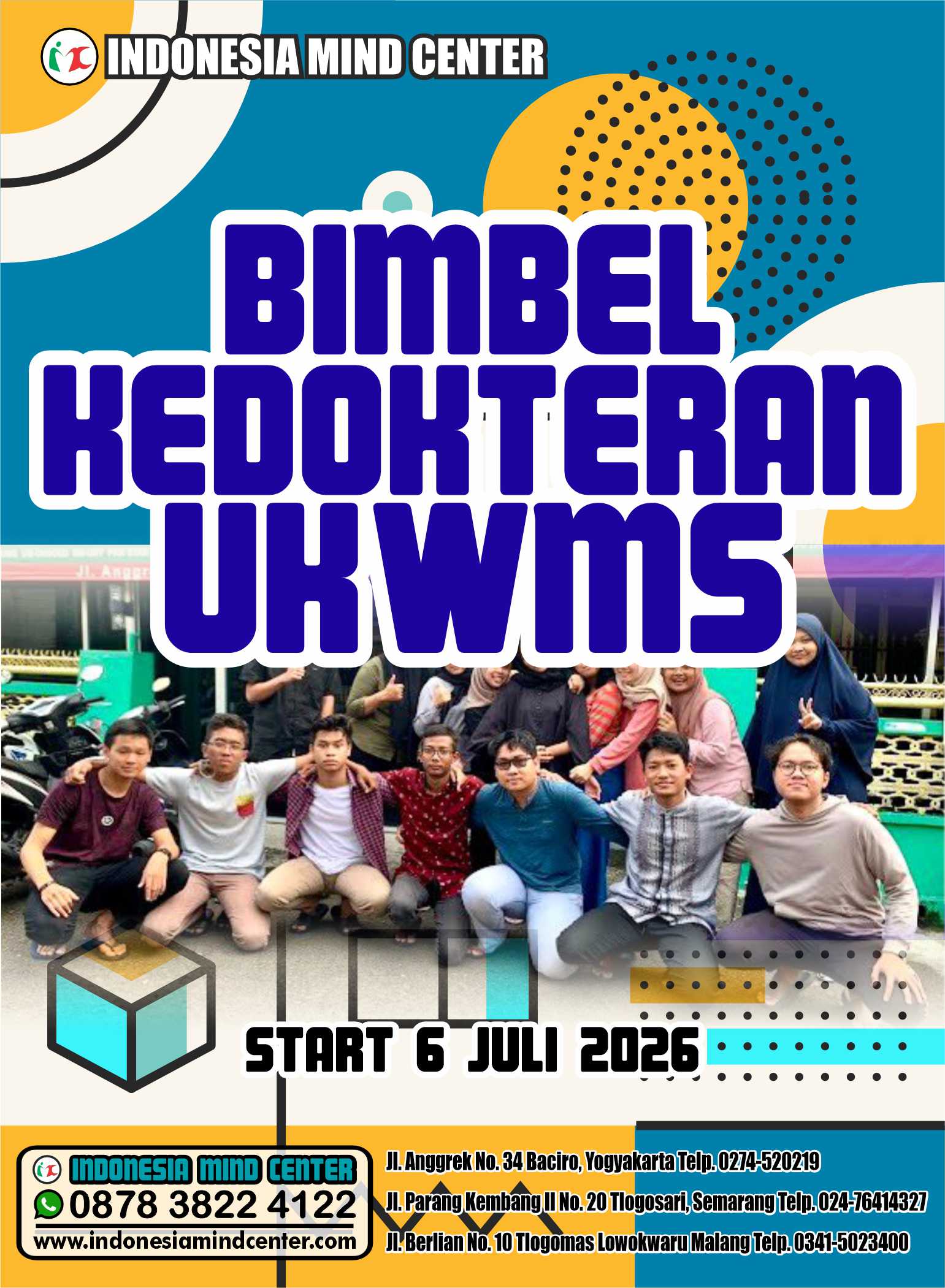 BIMBEL KEDOKTERAN UKWMS START 6 JULI 2026