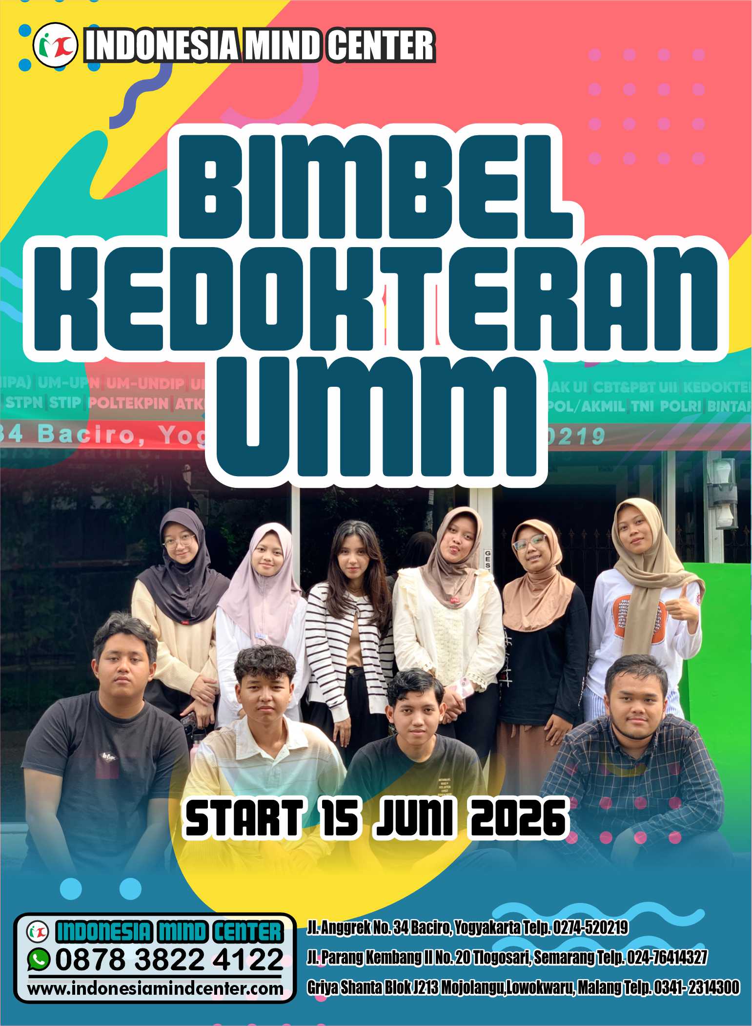 BIMBEL KEDOKTERAN UMM START 15 JUNI 2026