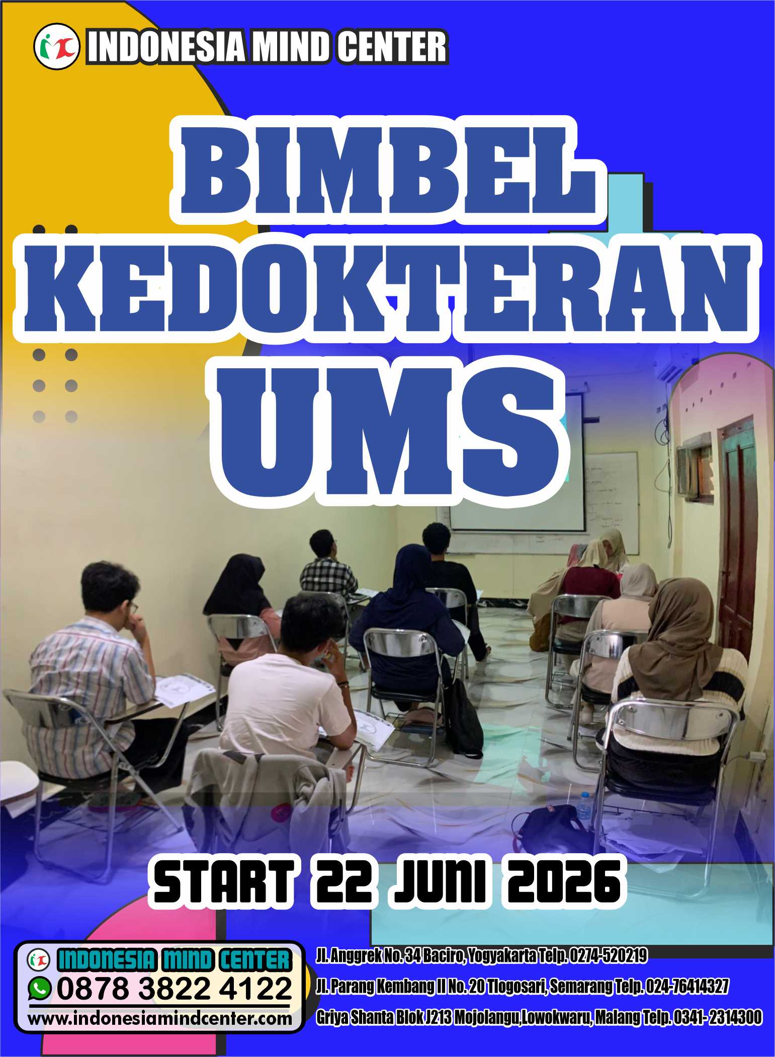 BIMBEL KEDOKTERAN UMS START 22 JUNI 2026