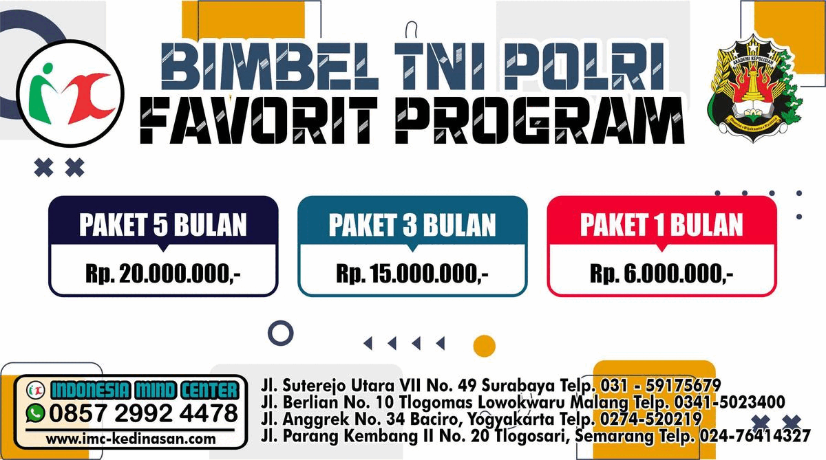 BIMBEL TNI POLRI PROGRAM FAVORIT