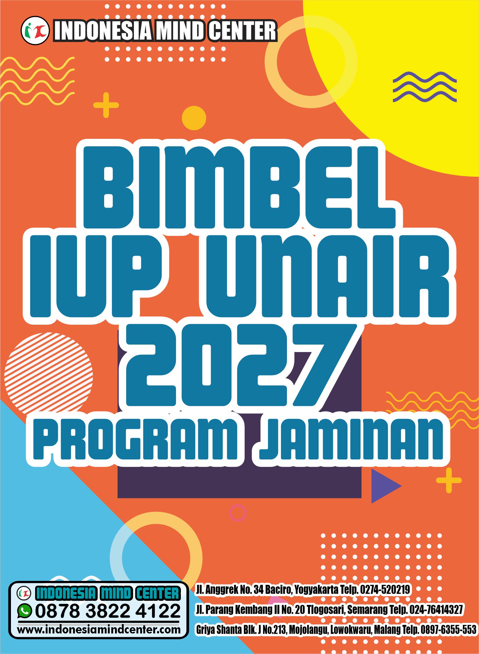 BIMBEL IUP UNAIR 2027 PROGRAM JAMINAN