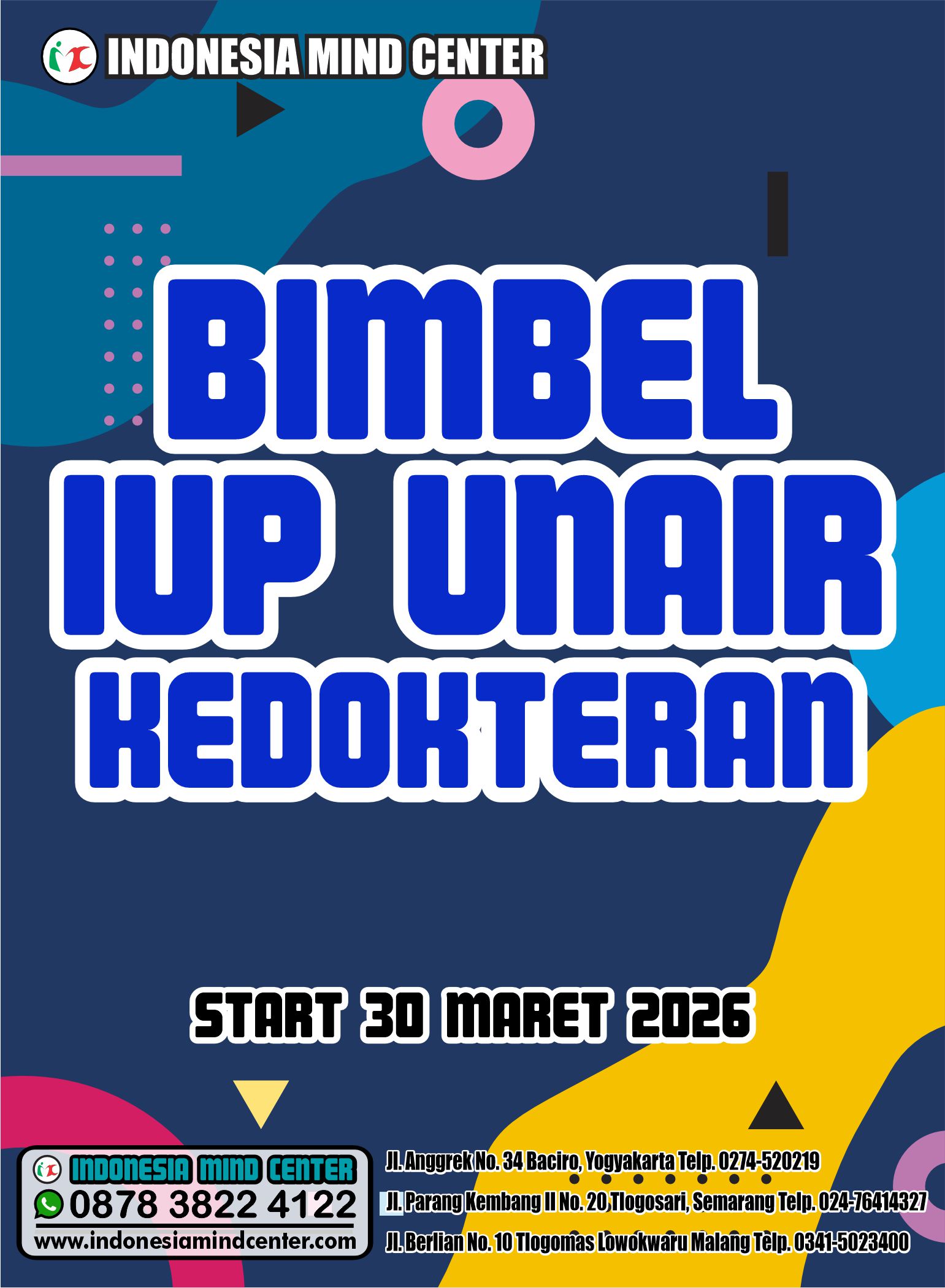 BIMBEL IUP UNAIR KEDOKTERAN START 30 MARET 2026