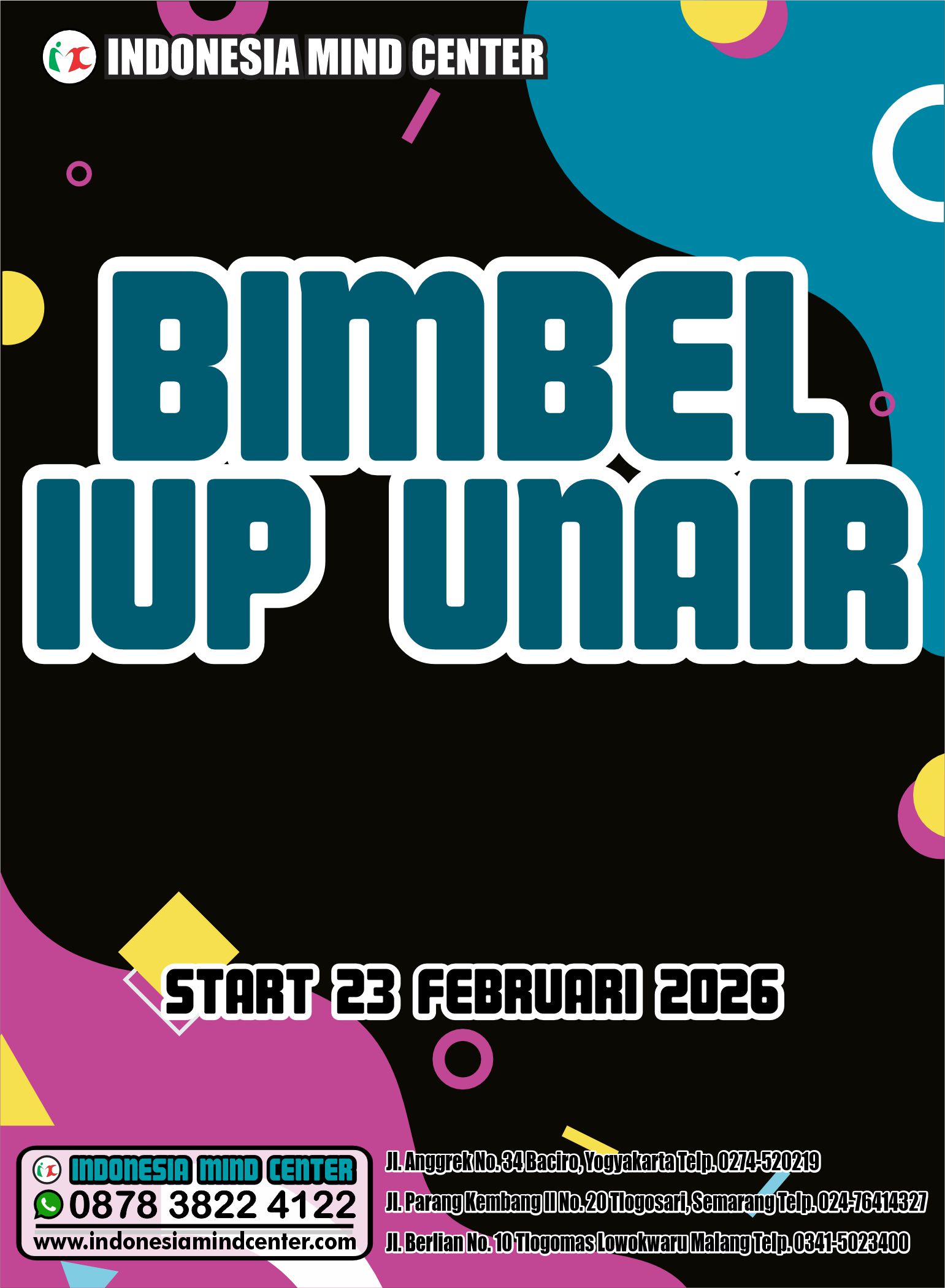 BIMBEL IUP UNAIR START 23 FEBRUARI 2026