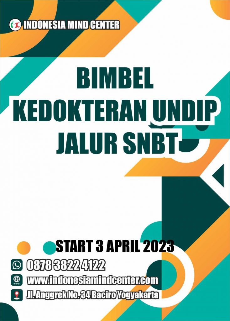 BIMBEL KEDOKTERAN UNDIP JALUR SNBT START 3 APRIL 2023