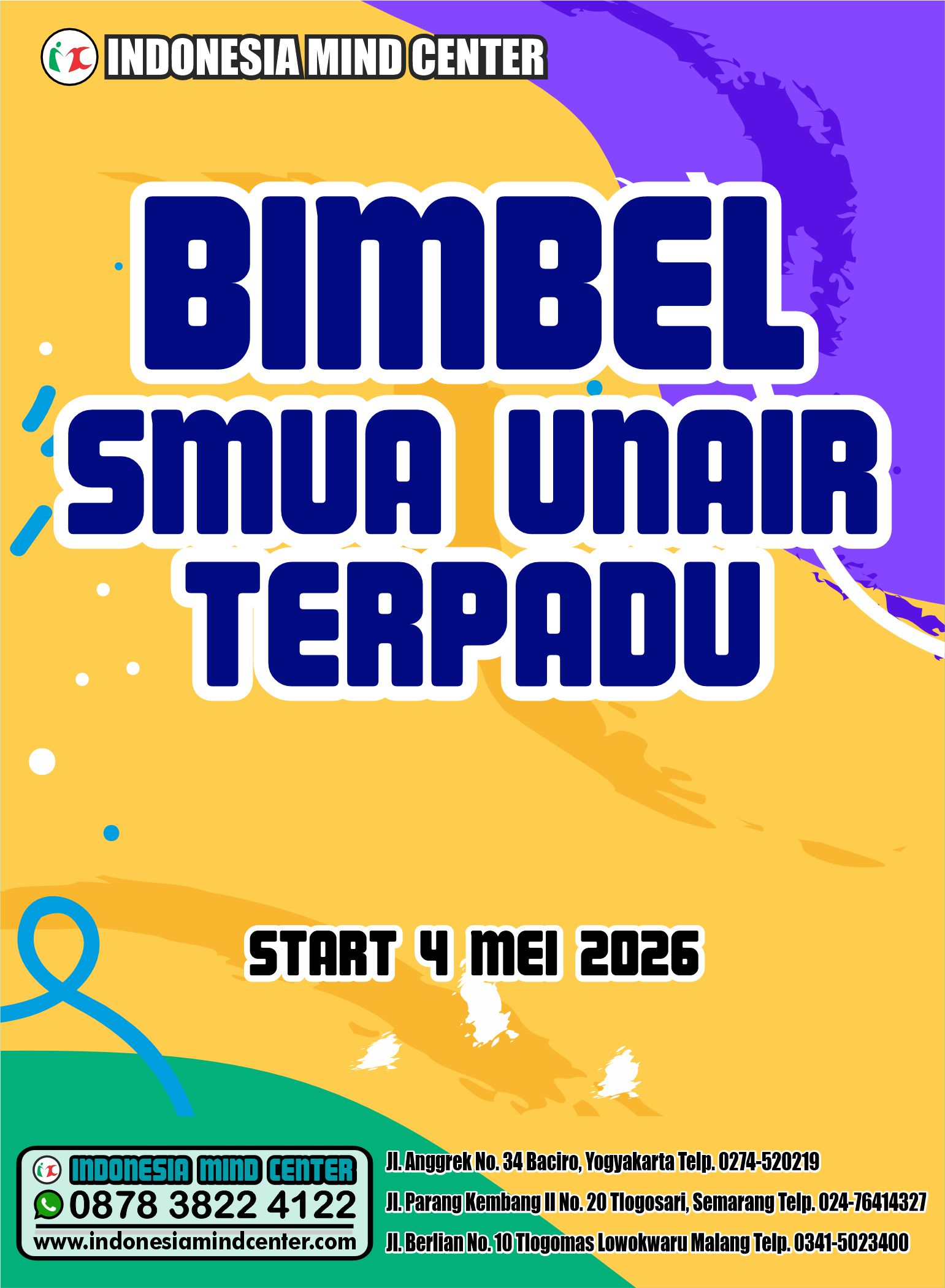 BIMBEL SMUA UNAIR TERPADU START 4 MEI 2026