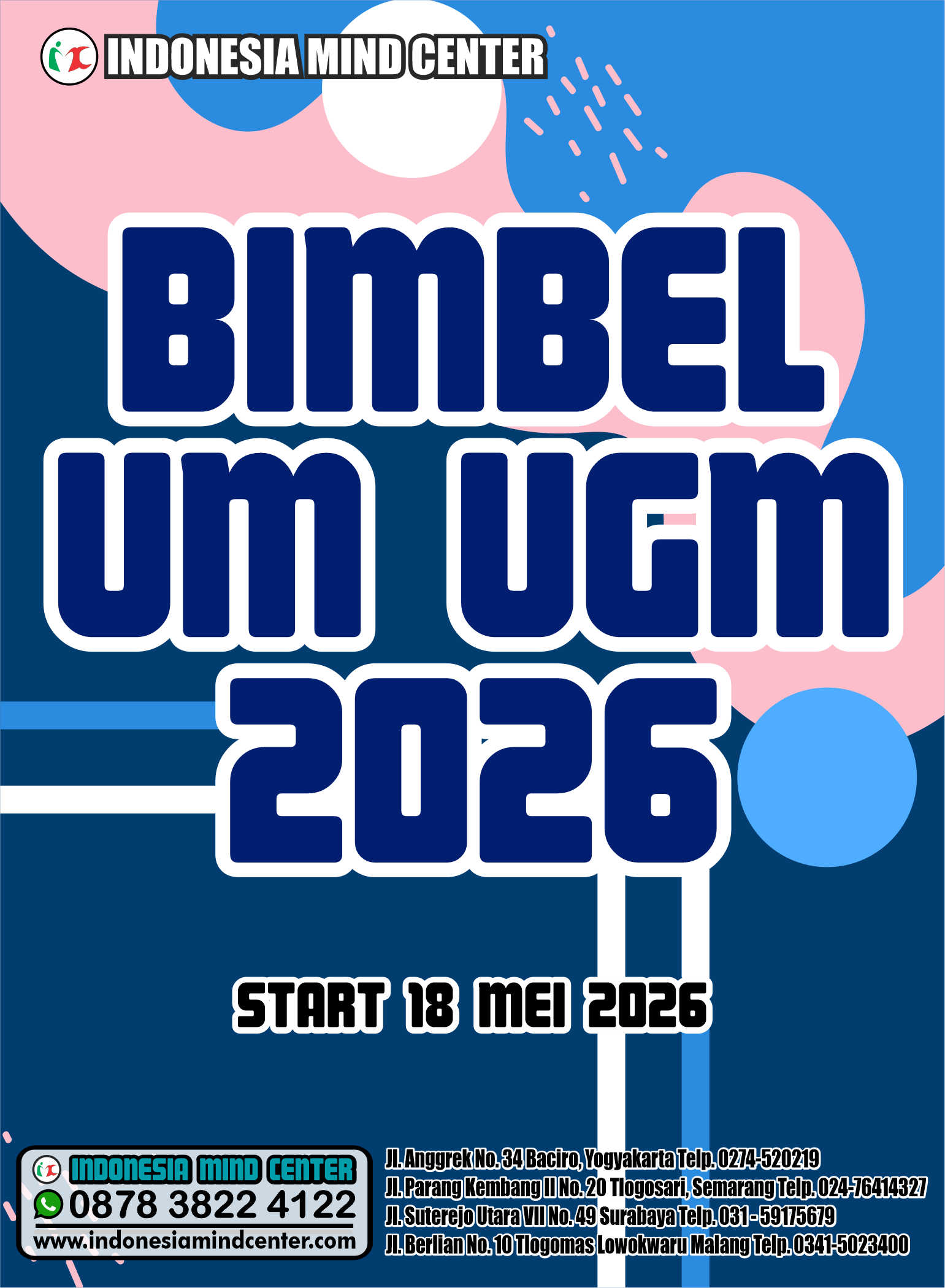 BIMBEL UM UGM 2026 START 18 MEI 2026