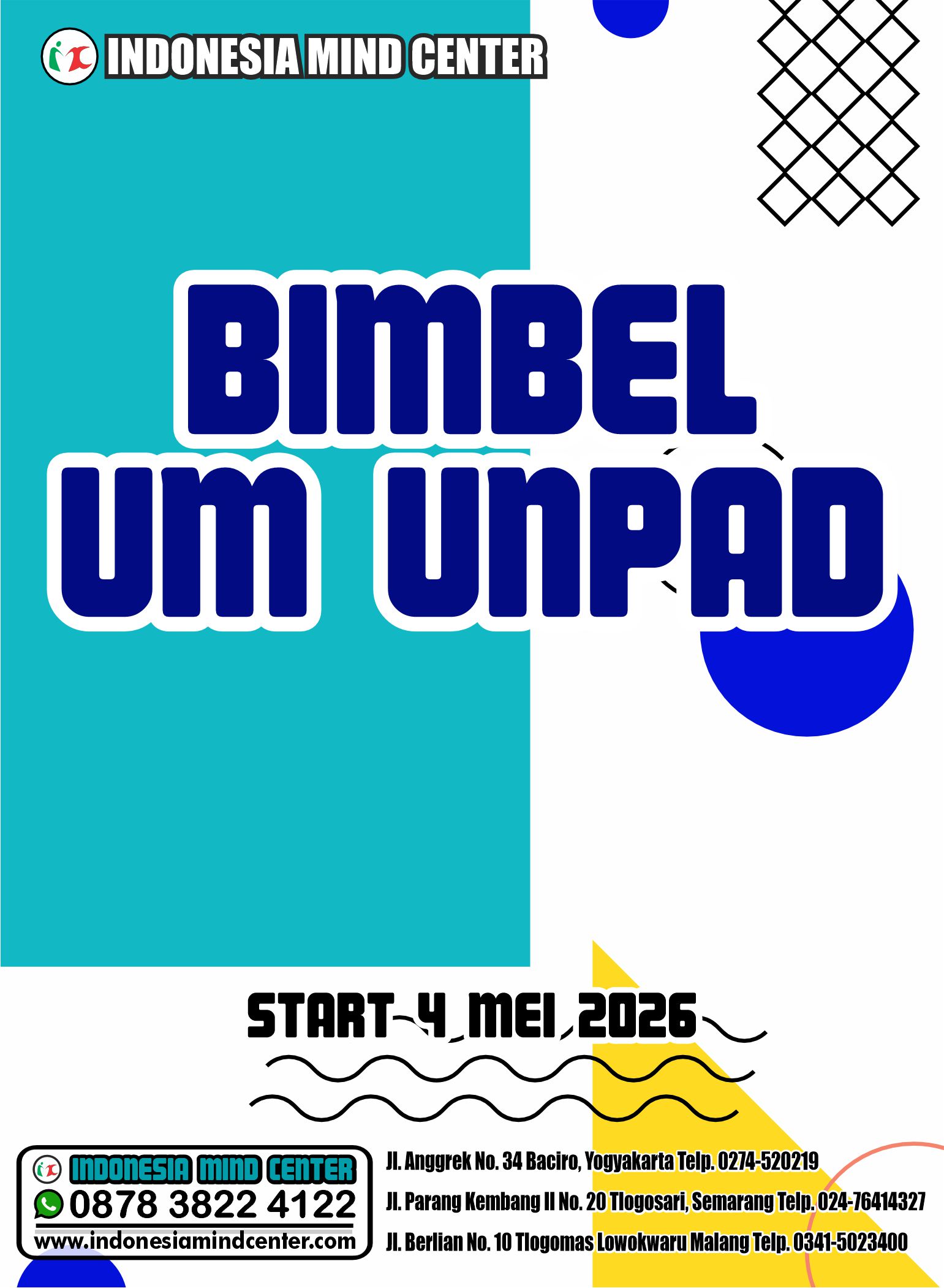 BIMBEL UM UNDIP START 4 MEI 2026