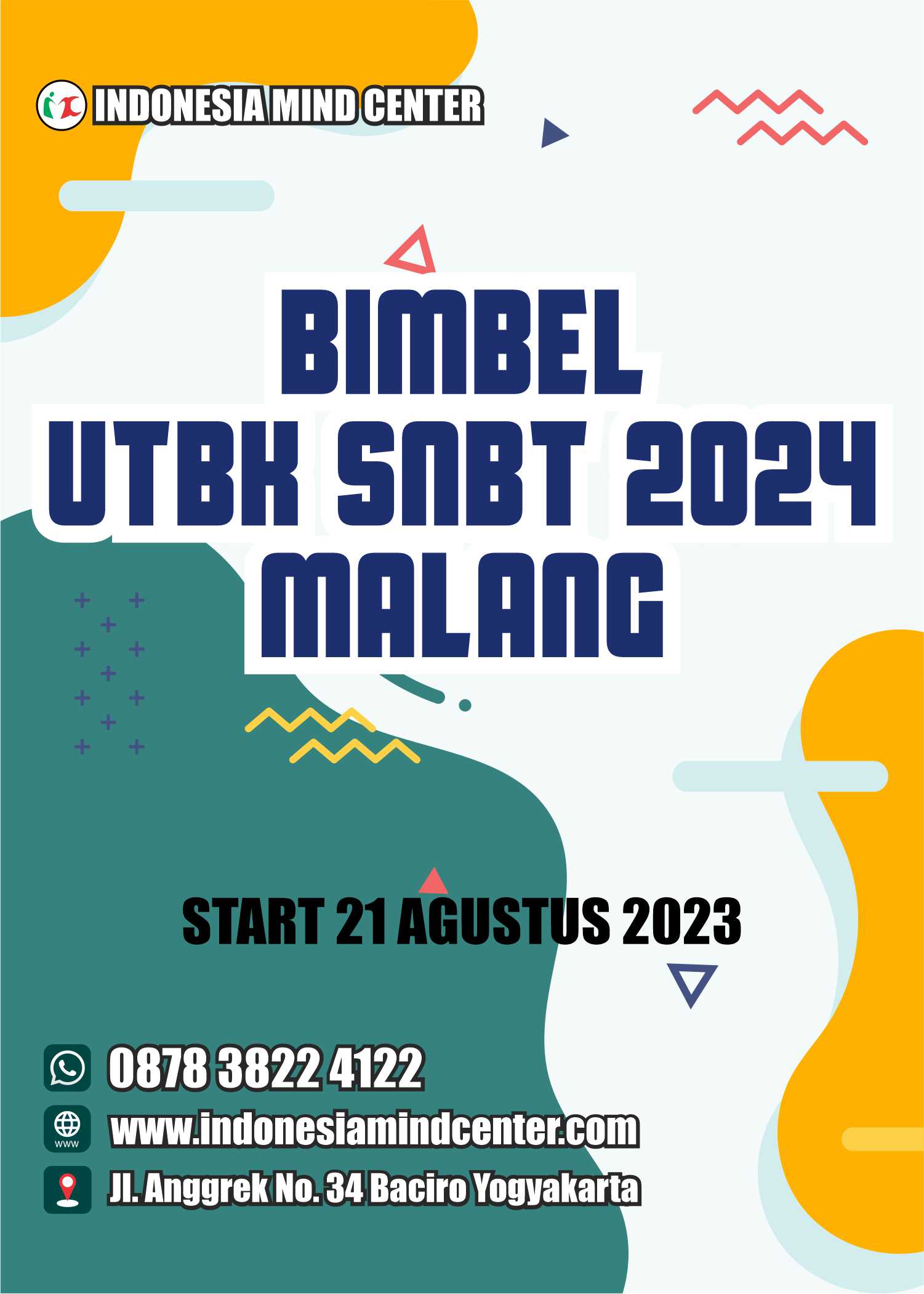 BIMBEL UTBK SNBT 2024 MALANG START 21 AGUSTUS 2023