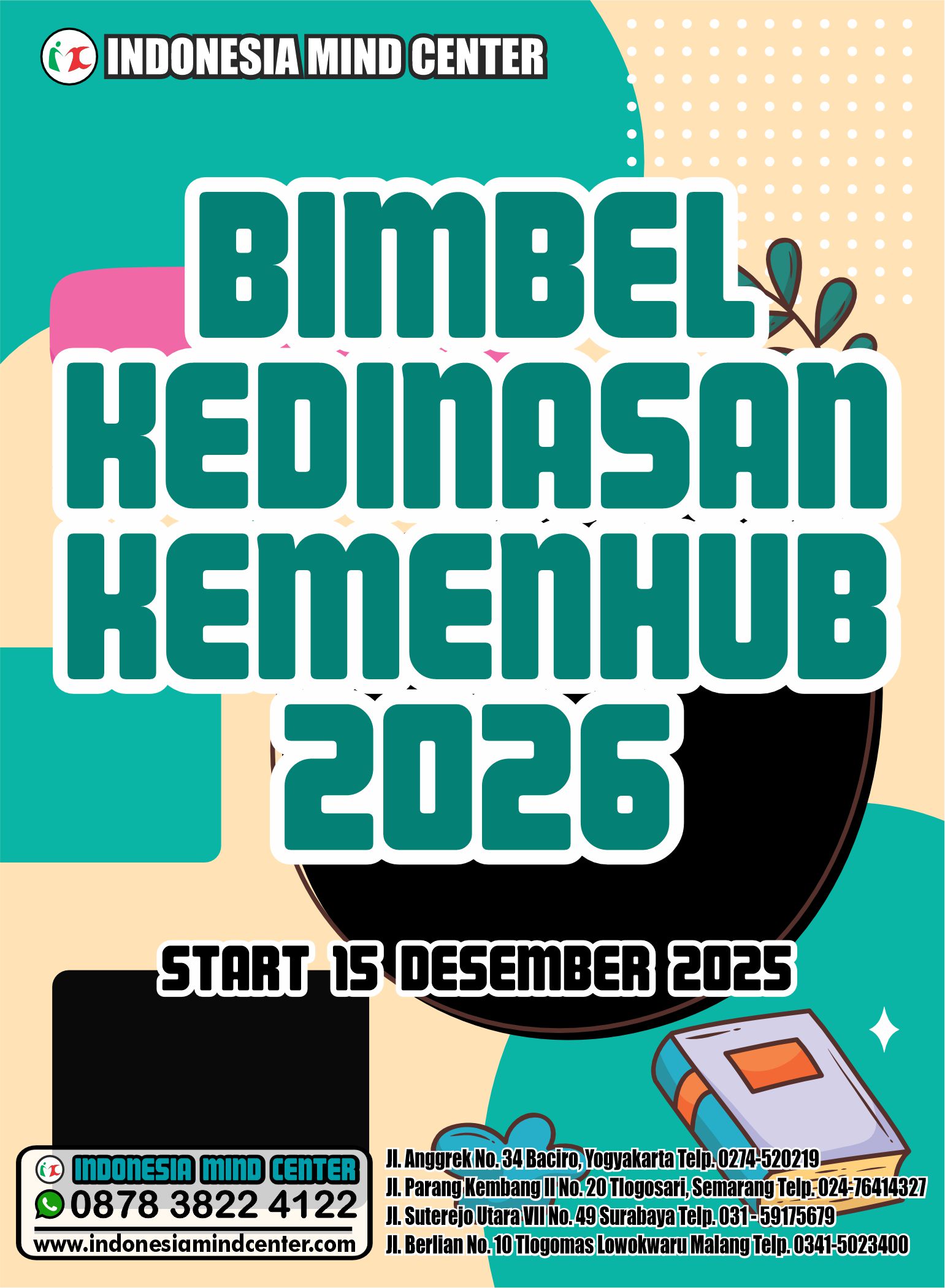 BIMBEL KEDINASAN KEMENHUB 2026 START 15 DESEMBER 2025
