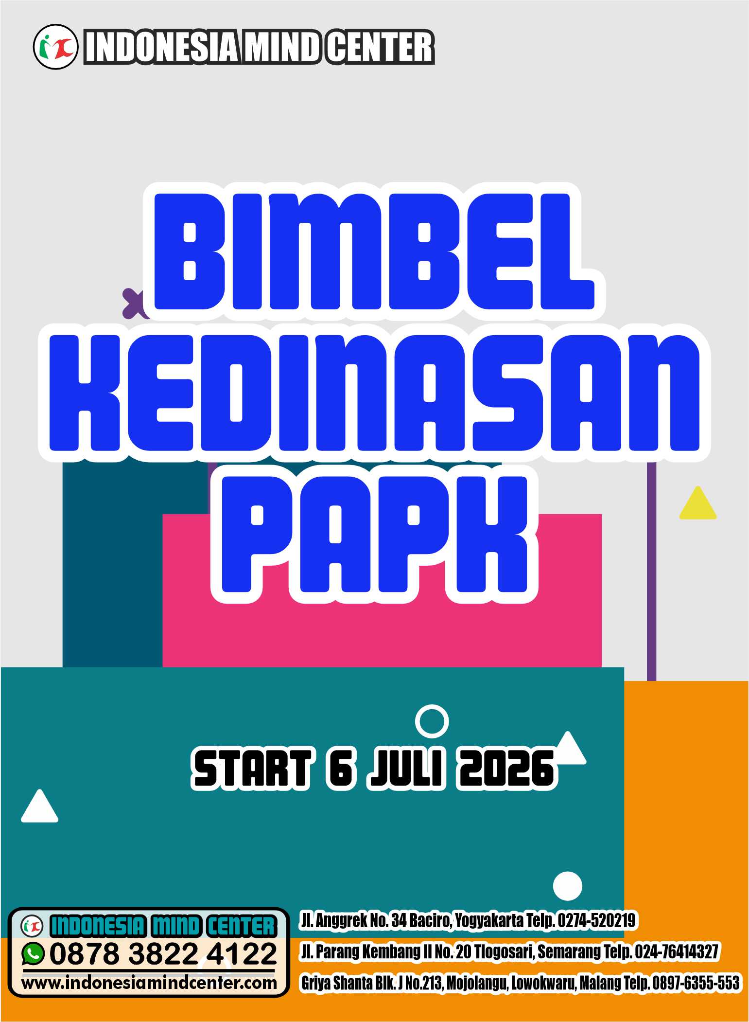 BIMBEL KEDINASAN PAPK 2026 START 6 JULI 2026