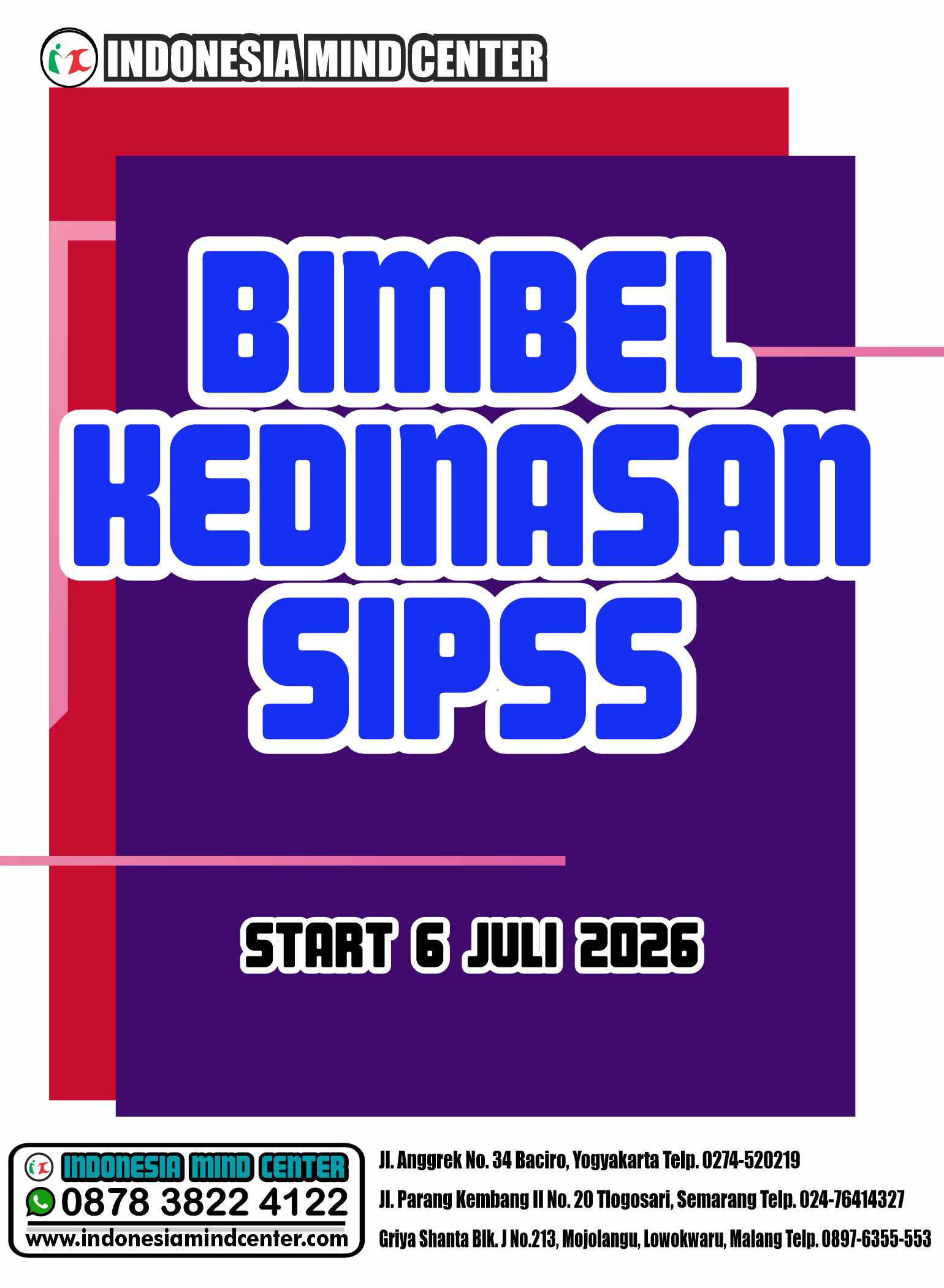 BIMBEL KEDINASAN SIPSS 2026 START 6 JULI 2026