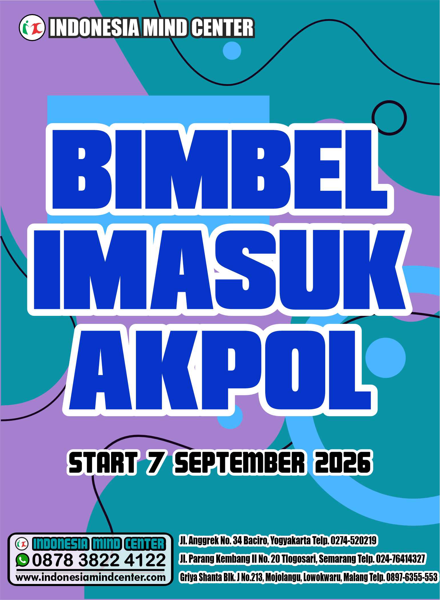 BIMBEL MASUK AKPOL START 7 SEPTEMBER 2026