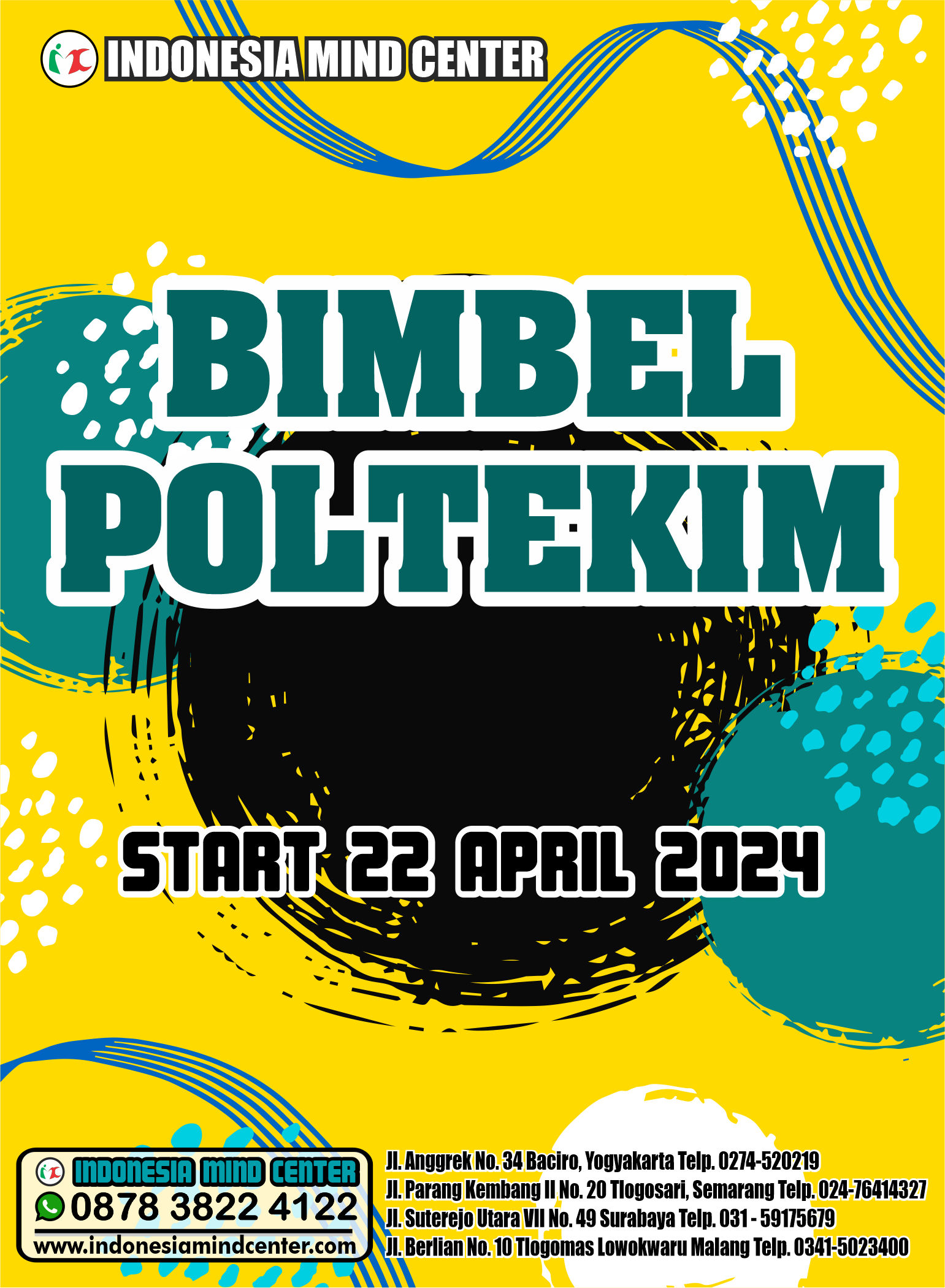 BIMBEL POLTEKIM START 22 APRIL 2024
