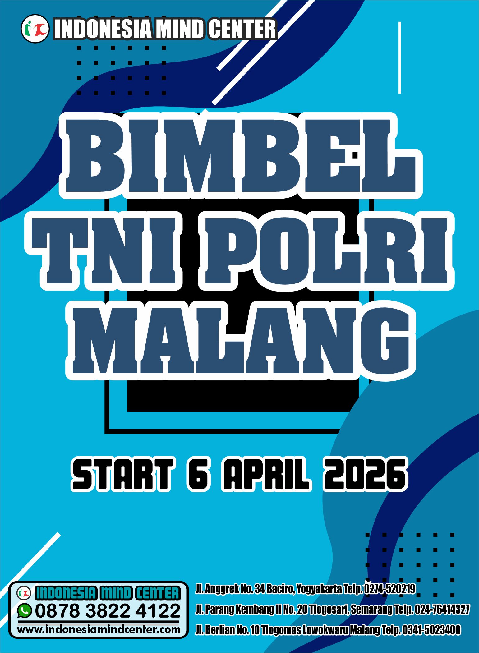 BIMBEL TNI POLRI MALANG START 6 APRIL 2026
