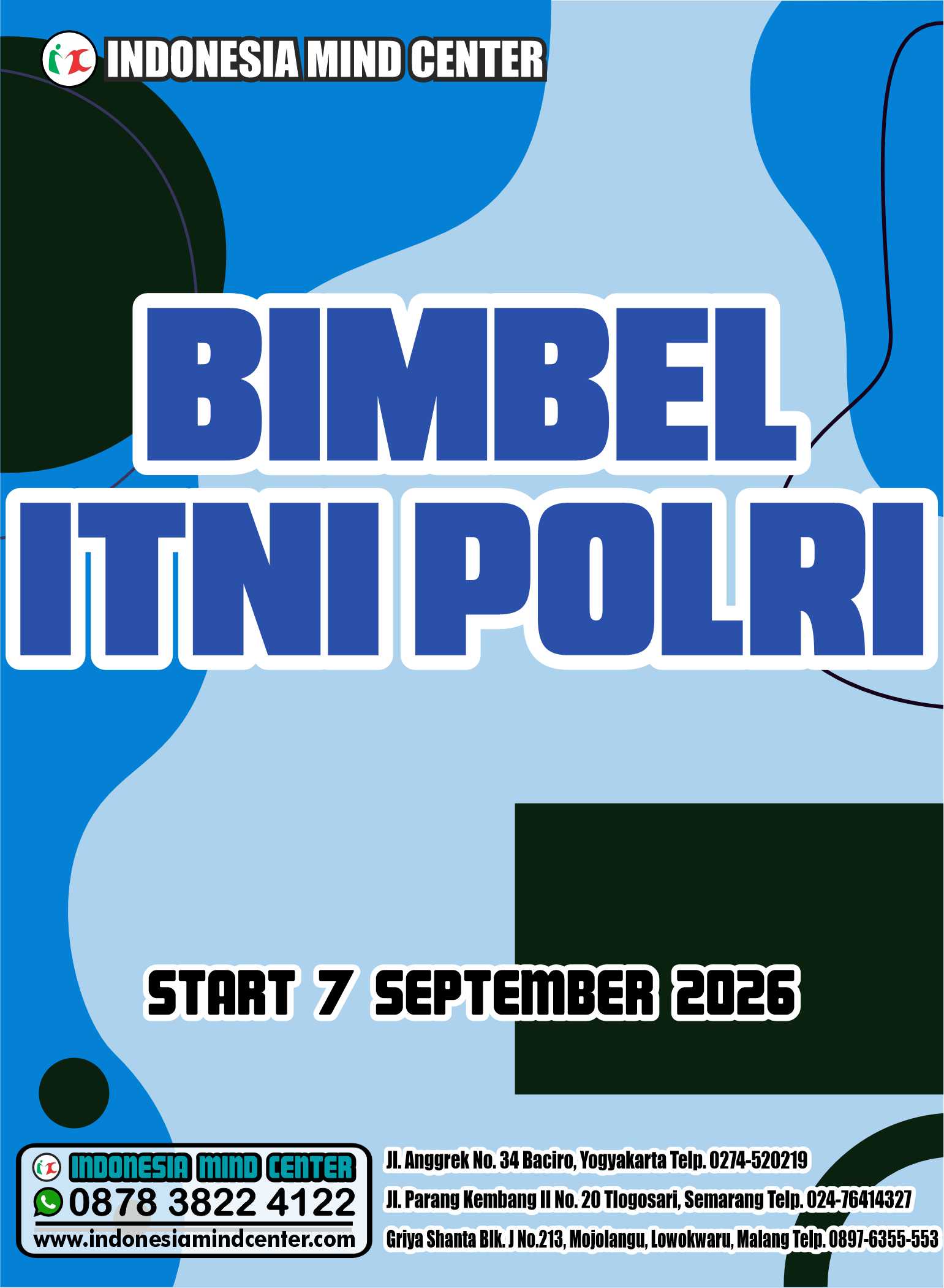 BIMBEL TNI POLRI START 7 SEPTEMBER 2026