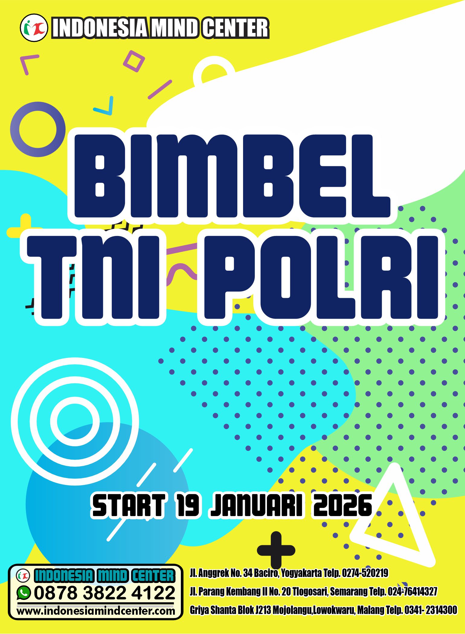 BIMBEL TNI POLRI START 19 JANUARI 2026