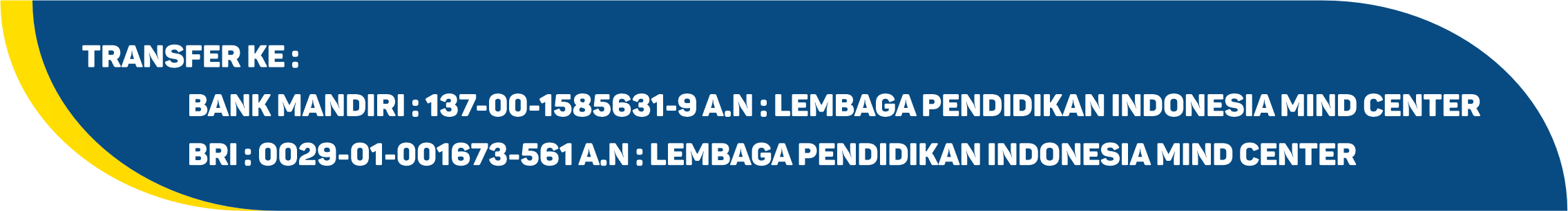 TRANSFER KE MANDIRI BRI IMC