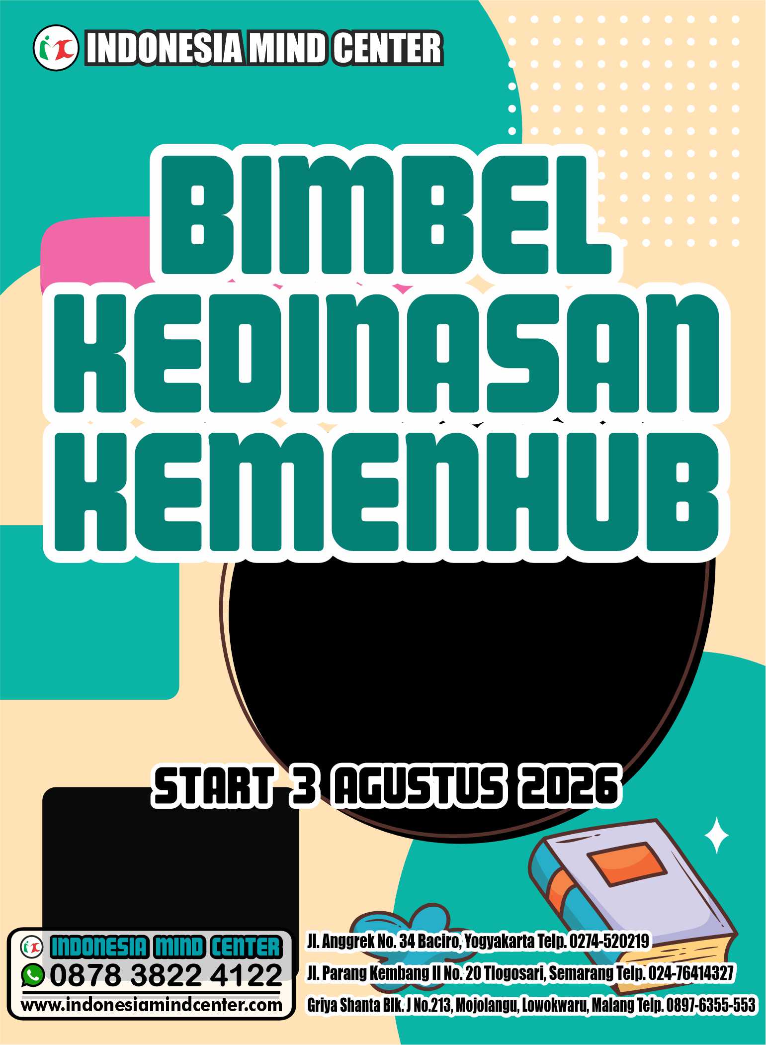 BIMBEL KEDINASAN KEMENHUB 2026 START 3 AGUSTUS 2026