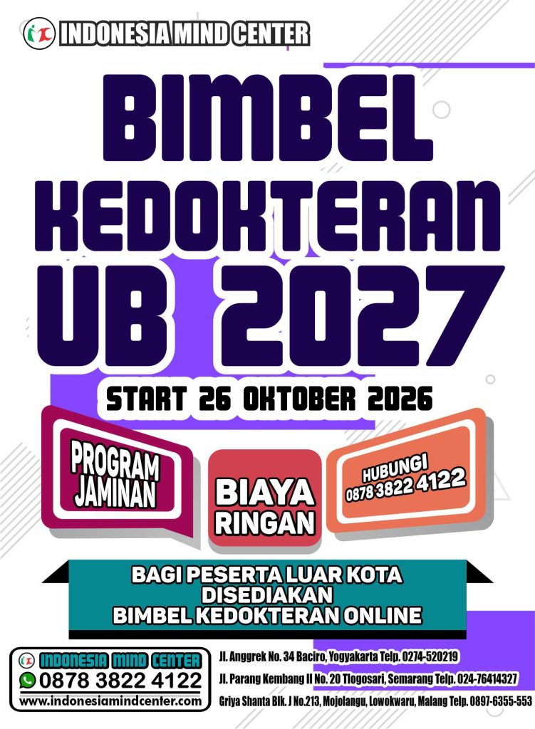 BIMBEL KEDOKTERAN UB START 26 OKTOBER 2026