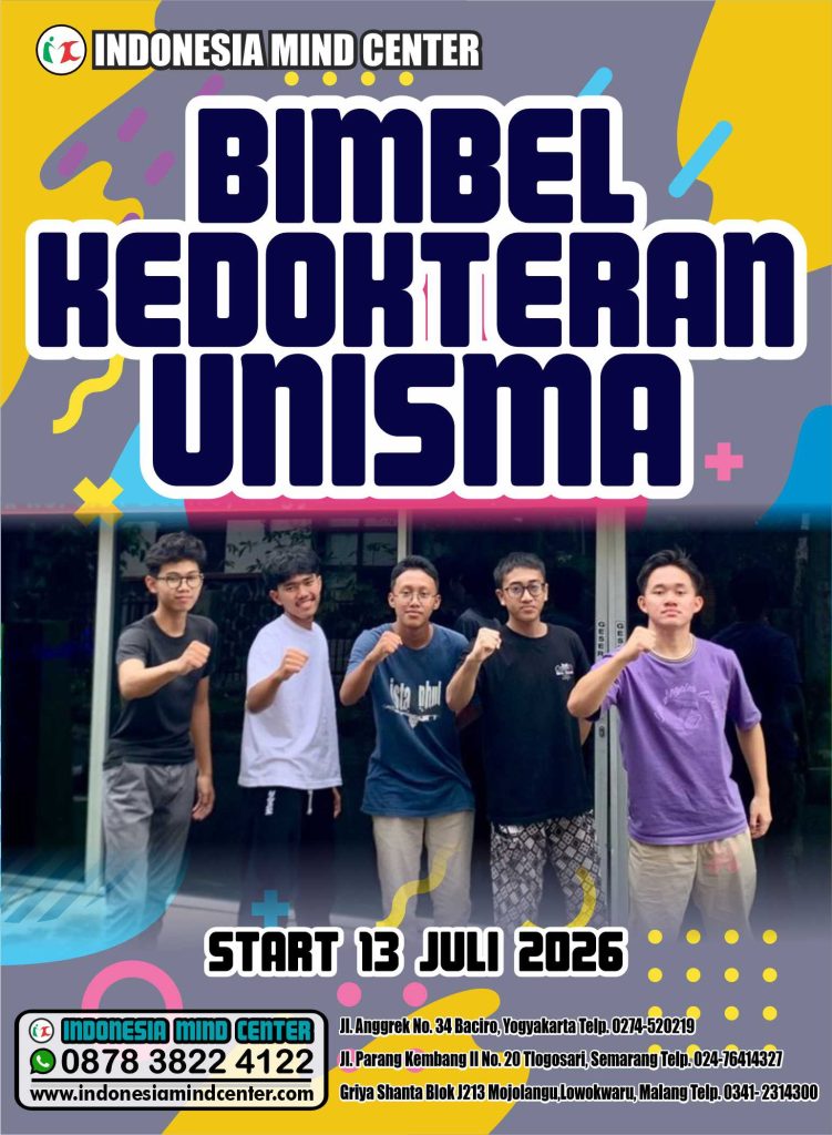 BIMBEL KEDOKTERAN UNISMA START 13 JULI 2026