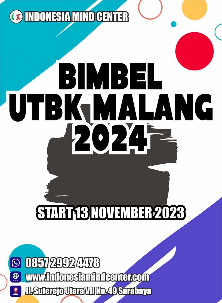 BIMBEL UTBK MALANG 2024 START 13 NOVEMBER 2023