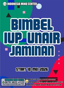 BIMBEL IUP UNAIR JAMINAN start 18 mei 2026