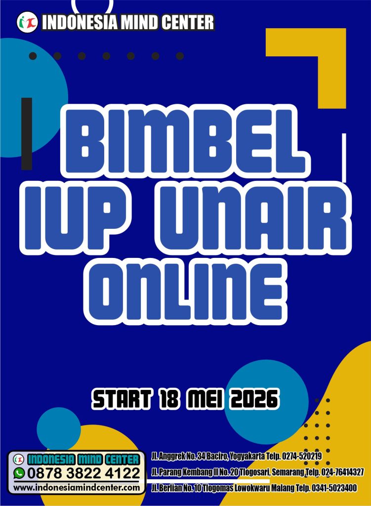 BIMBEL IUP UNAIR ONLINE start 18 mei 2026
