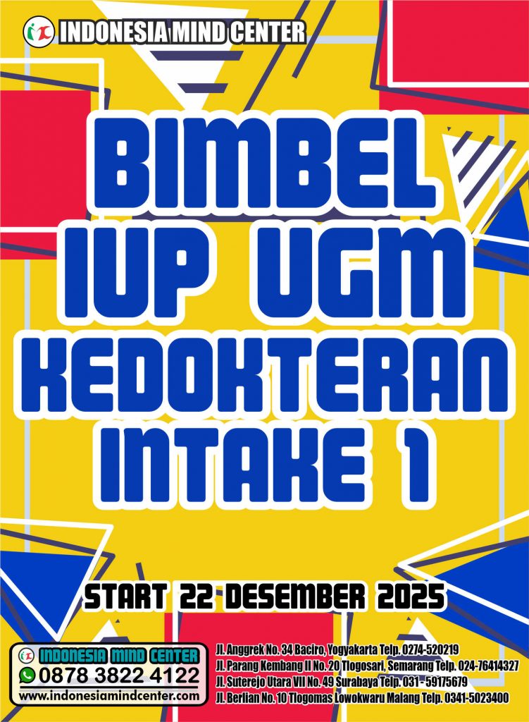 BIMBEL IUP UGM KEDOKTERAN INTAKE 1 START 22 DESEMBER 2025