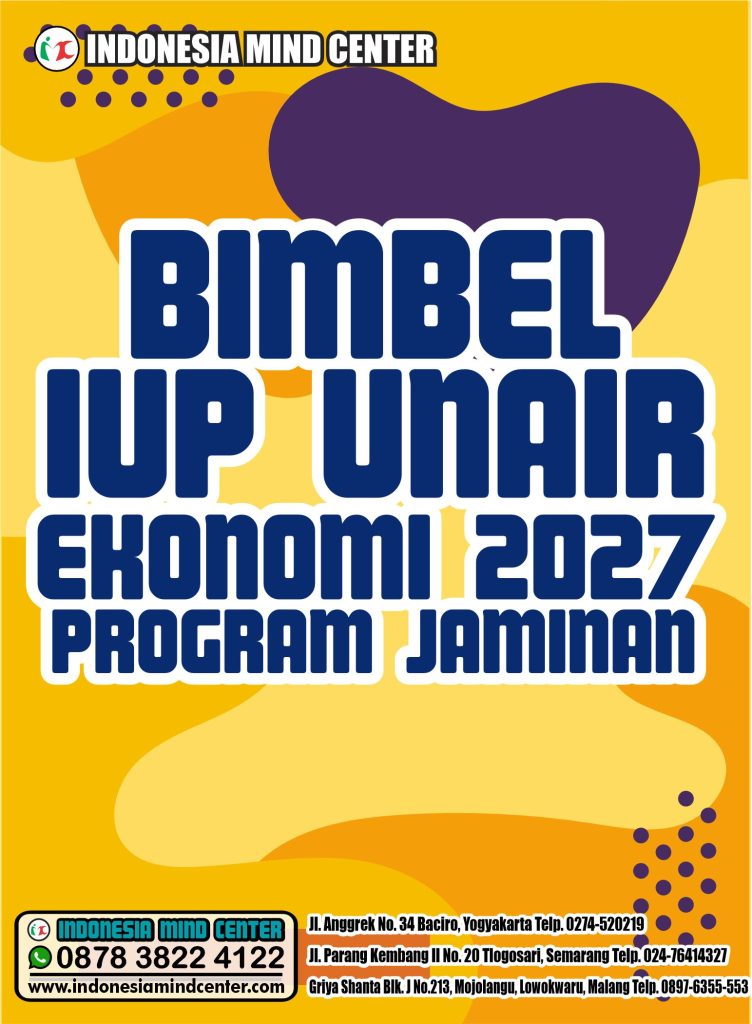 BIMBEL IUP UNAIR EKONOMI 2027 PROGRAM JAMINAN