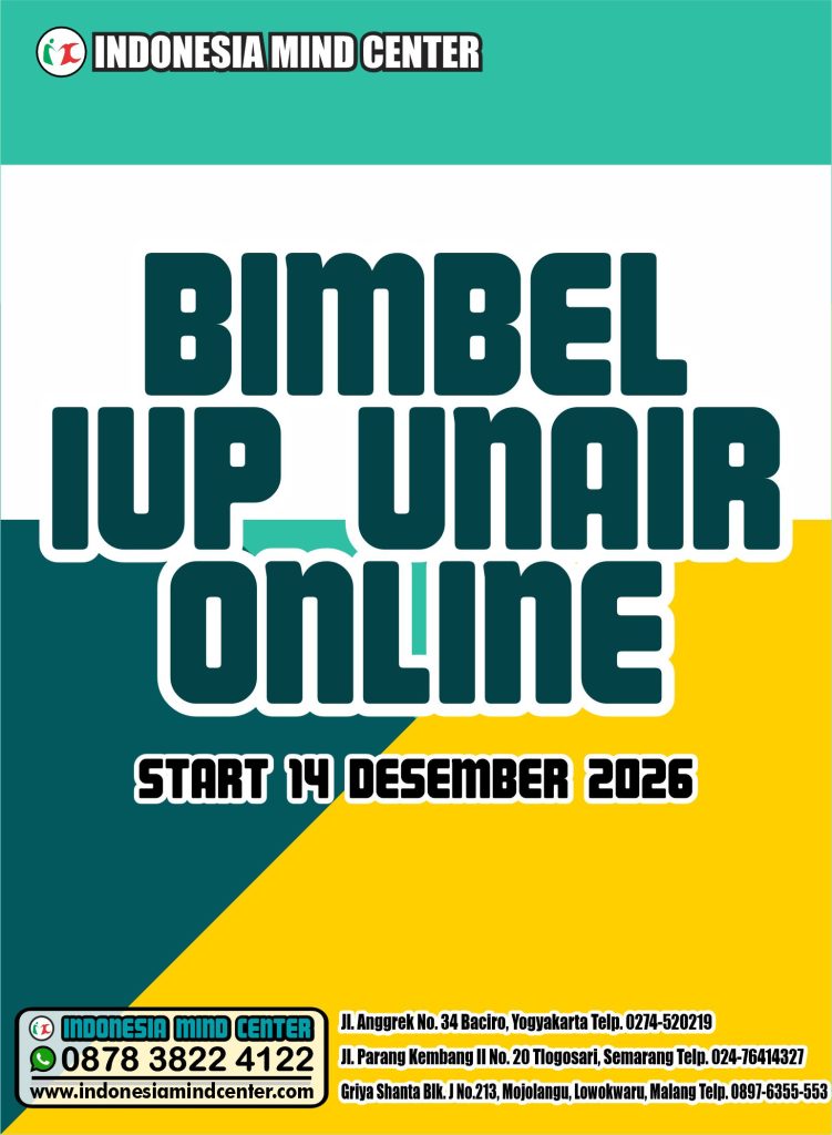 BIMBEL IUP UNAIR ONLINE START 14 DESEMBER 2026