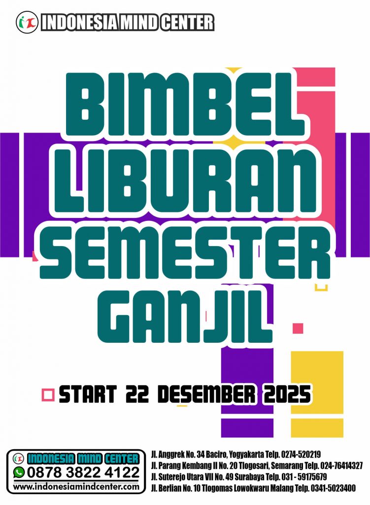 BIMBEL LIBURAN SEMESTER GANJIL START 22 DESEMBER 2025