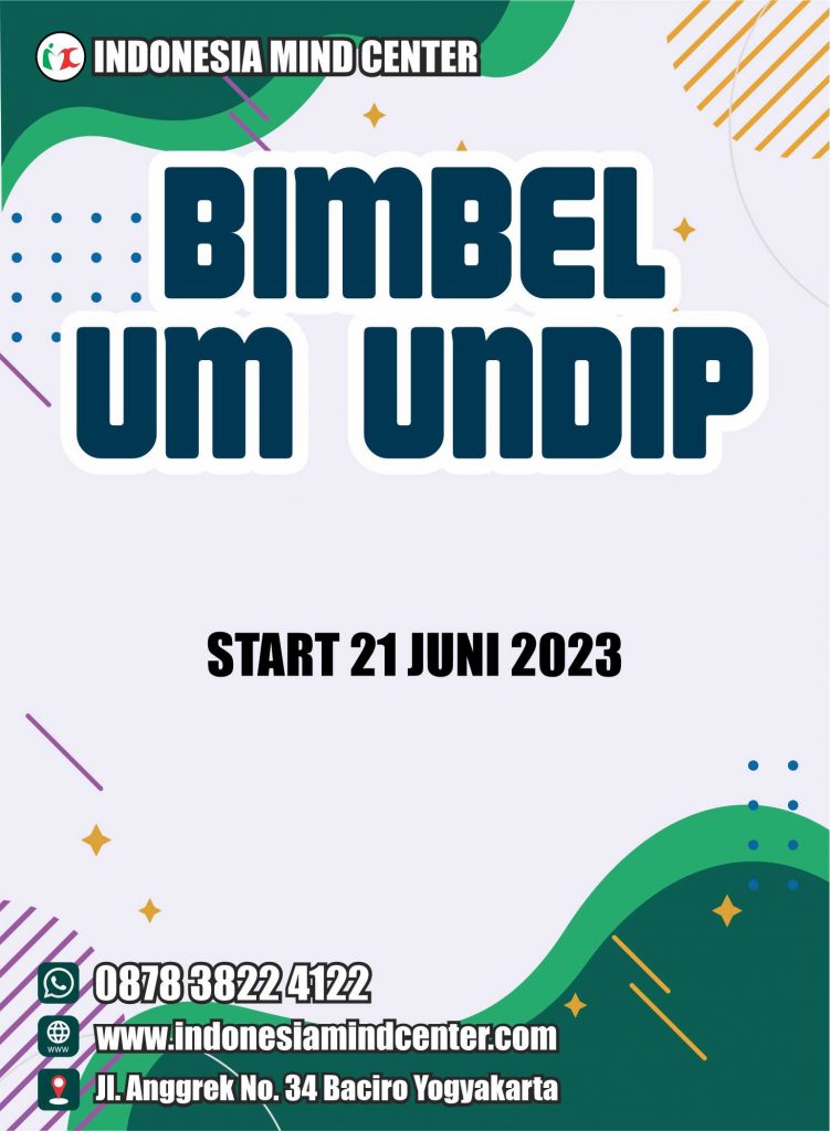BIMBEL UM UNDIP START 21 JUNI 2023
