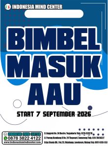 BIMBEL MASUK AAU START 7 SEPTEMBER 2026
