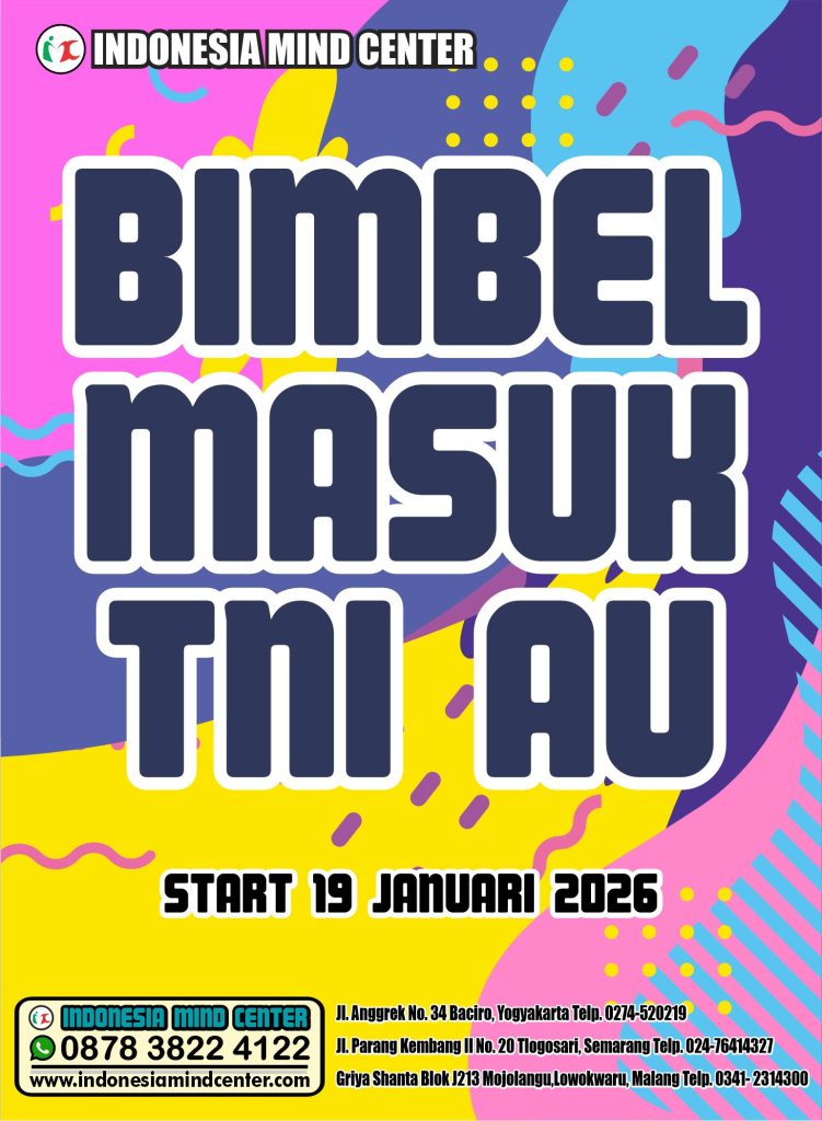 BIMBEL MASUK TNI AU START 19 JANUARI 2026