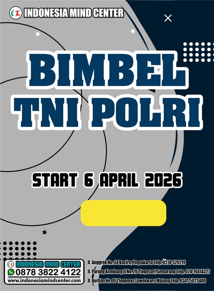 BIMBEL TNI POLRI START 6 APRIL 2026