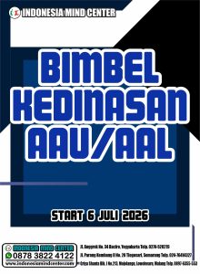 BIMBEL KEDINASAN AAU AAL 2026 START 6 JULI 2026