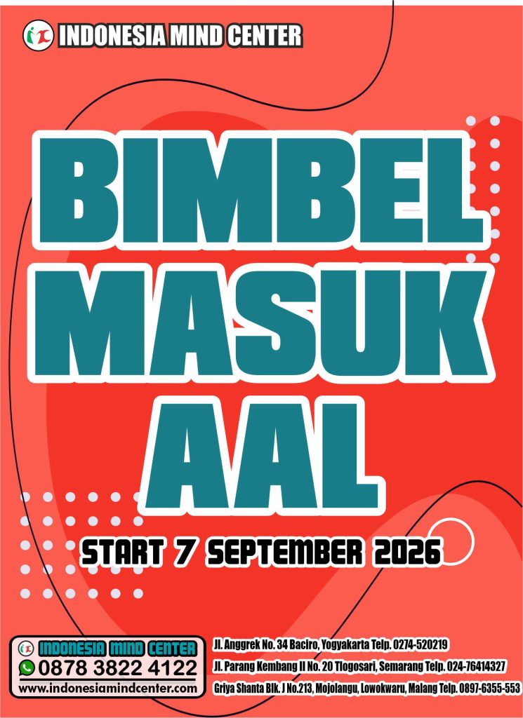 BIMBEL MASUK AAL START 7 SEPTEMBER 2026
