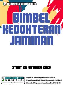 BIMBEL KEDOKTERAN JAMINAN START 26 OKTOBER 2026
