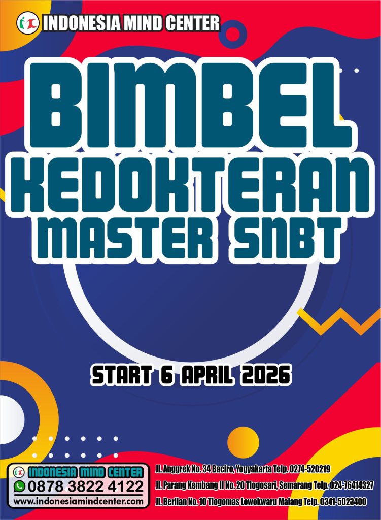 BIMBEL KEDOKTERAN MASTER SNBT START 6 APRIL 2026