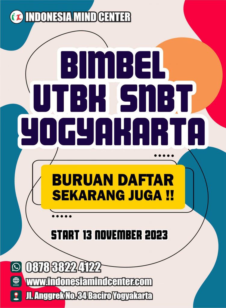BIMBEL UTBK SNBT YOGYAKARTA START 13 NOVEMBER 2023