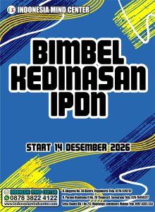 BIMBEL KEDINASAN IPDN 2026 START 14 DESEMBER 2026