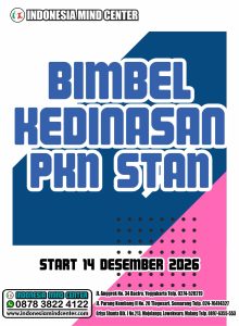 BIMBEL KEDINASAN PKN STAN 2026 START 14 DESEMBER 2026