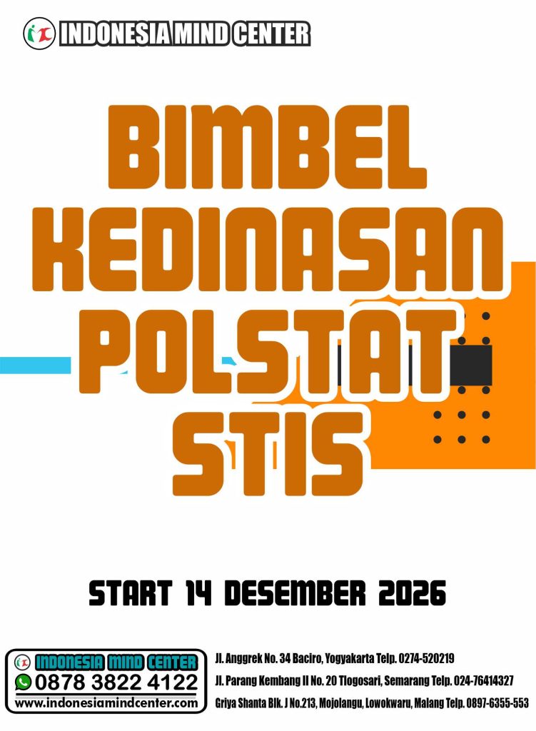 BIMBEL KEDINASAN POLSTAT STIS START 14 DESEMBER 2026