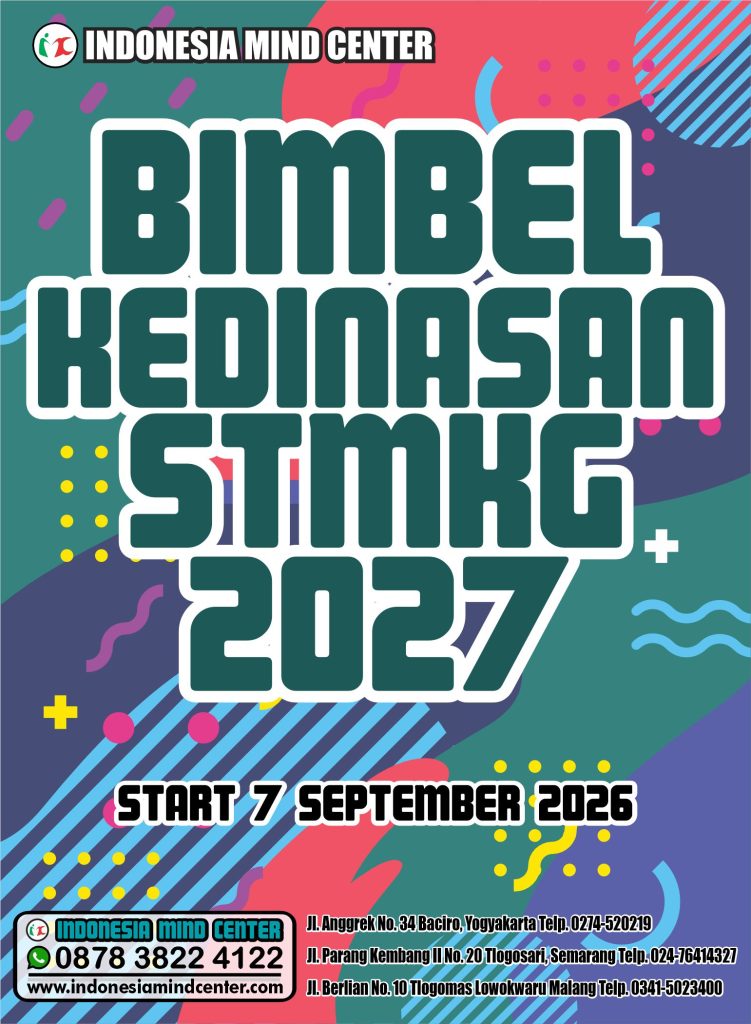 BIMBEL KEDINASAN STMKG 2027 START 7 SEPTEMBER 2026